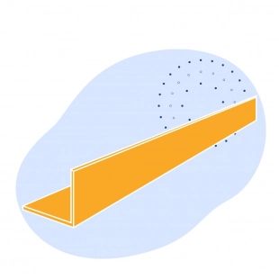 Уголок алюминиевый равнополочный 90х6х6 мм АД31Т ГОСТ 13737-90