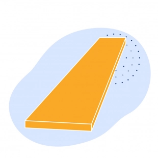 Бронзовая полоса 1.1 мм БрБ2 ГОСТ 1789-2013