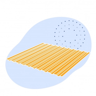 Профнастил для кровли Н20-0.65-1100 12 м RAL 6005