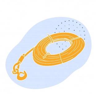 Канат крановый 19 мм 6х25 (1+6;6+12)+7х7 (1+6) ГОСТ 7667-80