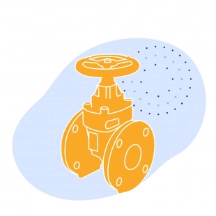 Титановый клапан запорный сальниковый ДУ 65 мм РУ 40 кгс/см2 ГОСТ 9697-87