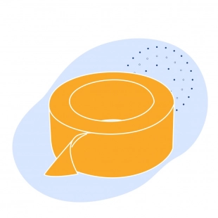 Винипластовая пленка каландрированная 0.55х600 мм КПО ГОСТ 16398-81