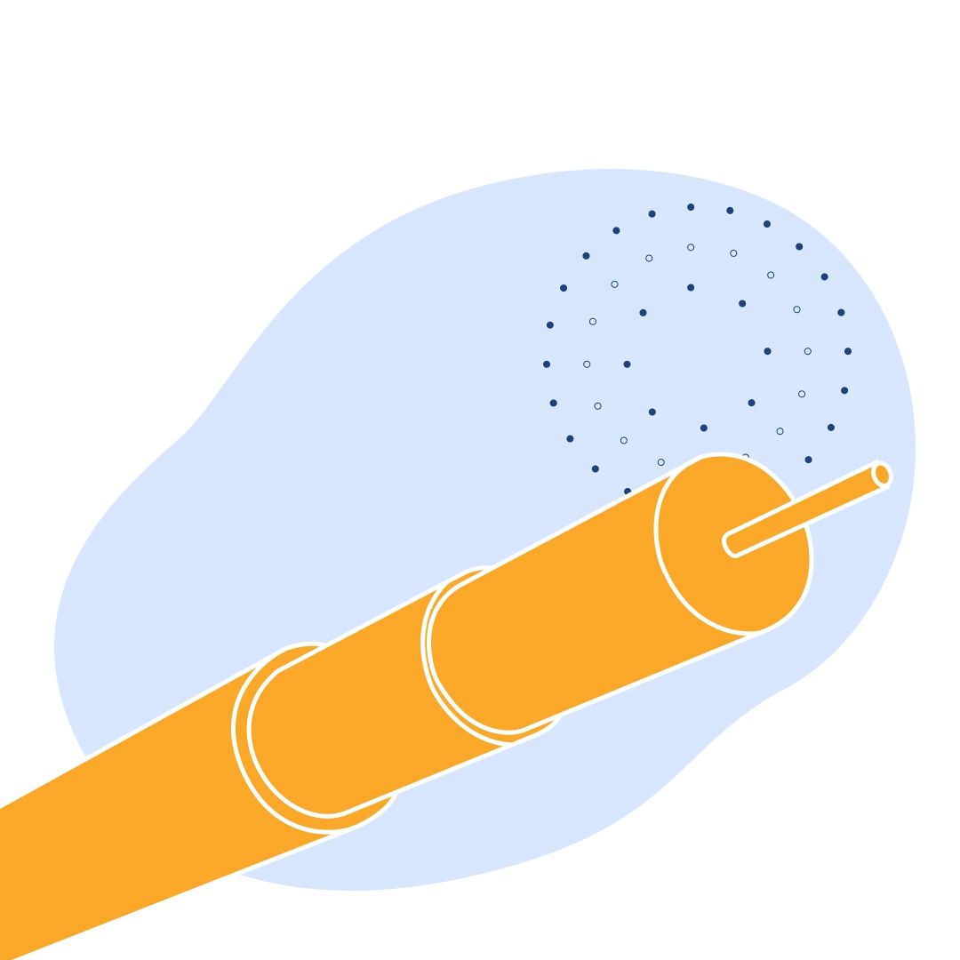 Радиочастотный акустический кабель 44 мм 200 Ом РК 75-24-17-К ГОСТ 11326.80-79