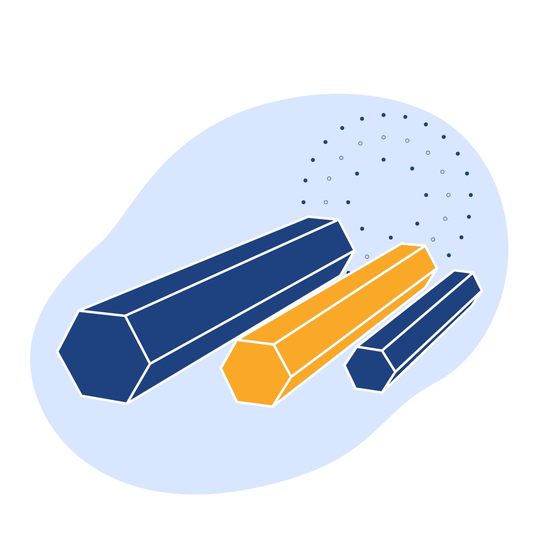 Шестигранник нержавеющий 95 мм AISI 201 ГОСТ 18968-73