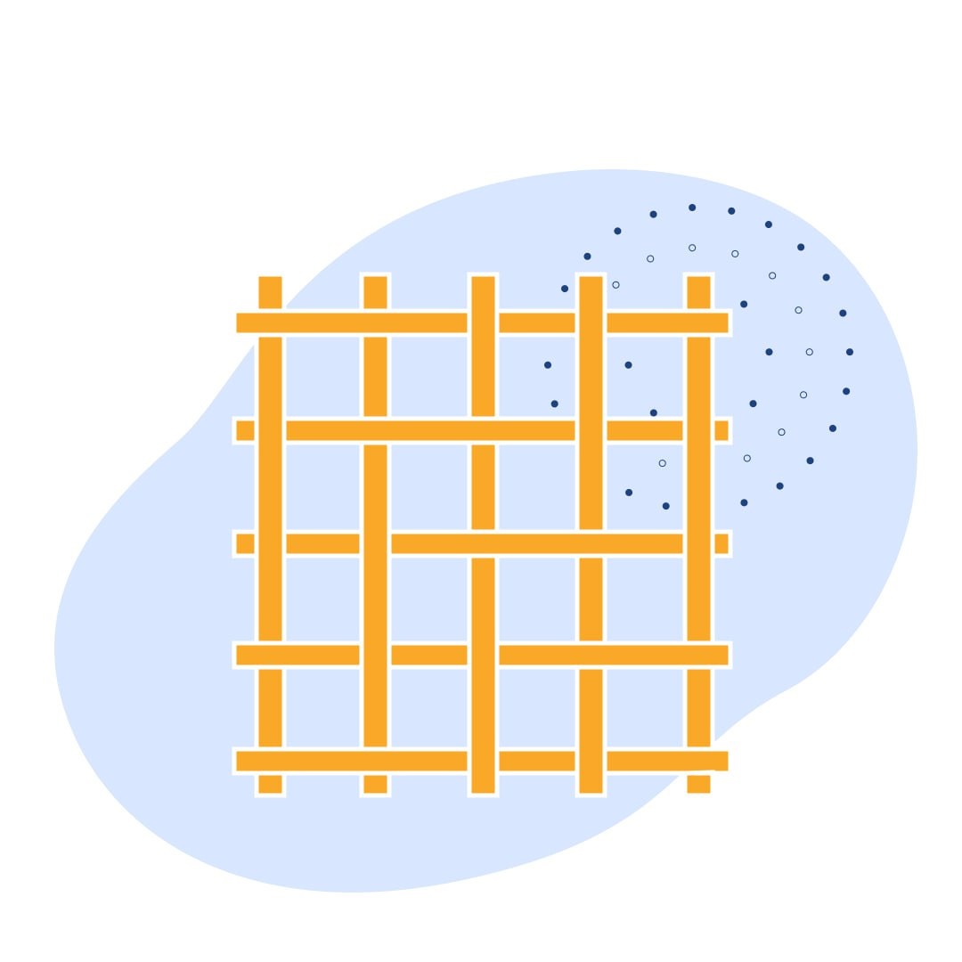 Стальная канилированная сетка 25x5x5 мм 55 ГОСТ 3306-88