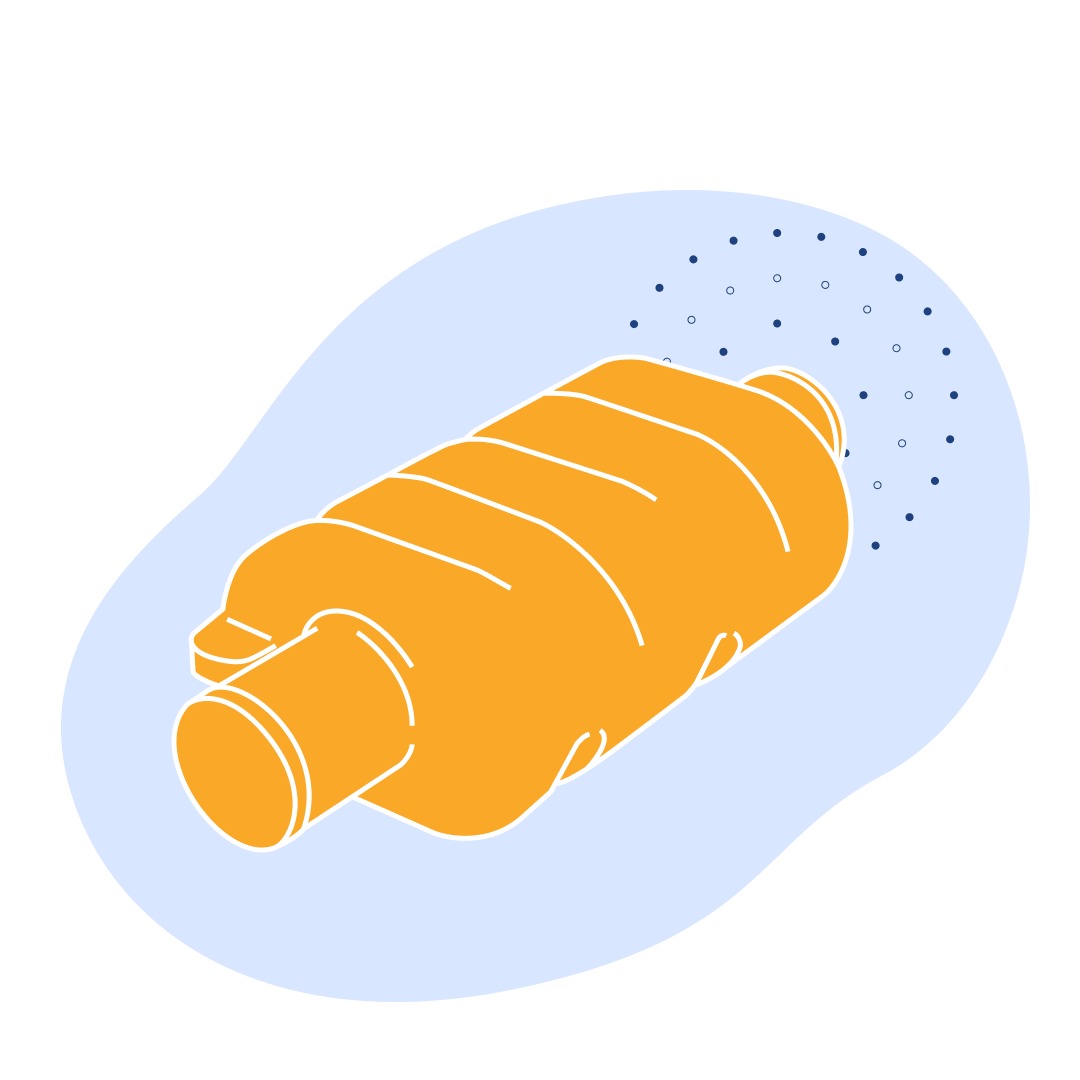 Судовой глушитель 250х2100х2015х381х2 мм