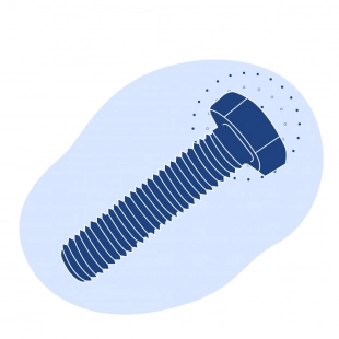 Болт М24x65 мм 12Х18Н10Т ГОСТ 7796-70
