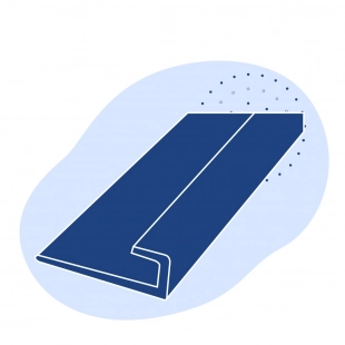 L-образный профиль стальной 50х50х3 мм 08пс ГОСТ 8509-93