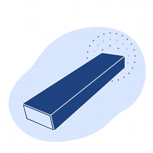 Оцинкованная прямоугольная труба 80х40х3 мм ст10 ГОСТ 8645-68