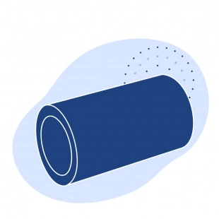 Полиэтиленовая газовая труба 125х14 мм SDR 9 ПЭ 100 черная