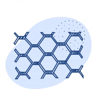 Стальная крученая сетка 25 1.3х1000 мм ст20 ГОСТ 13603-90