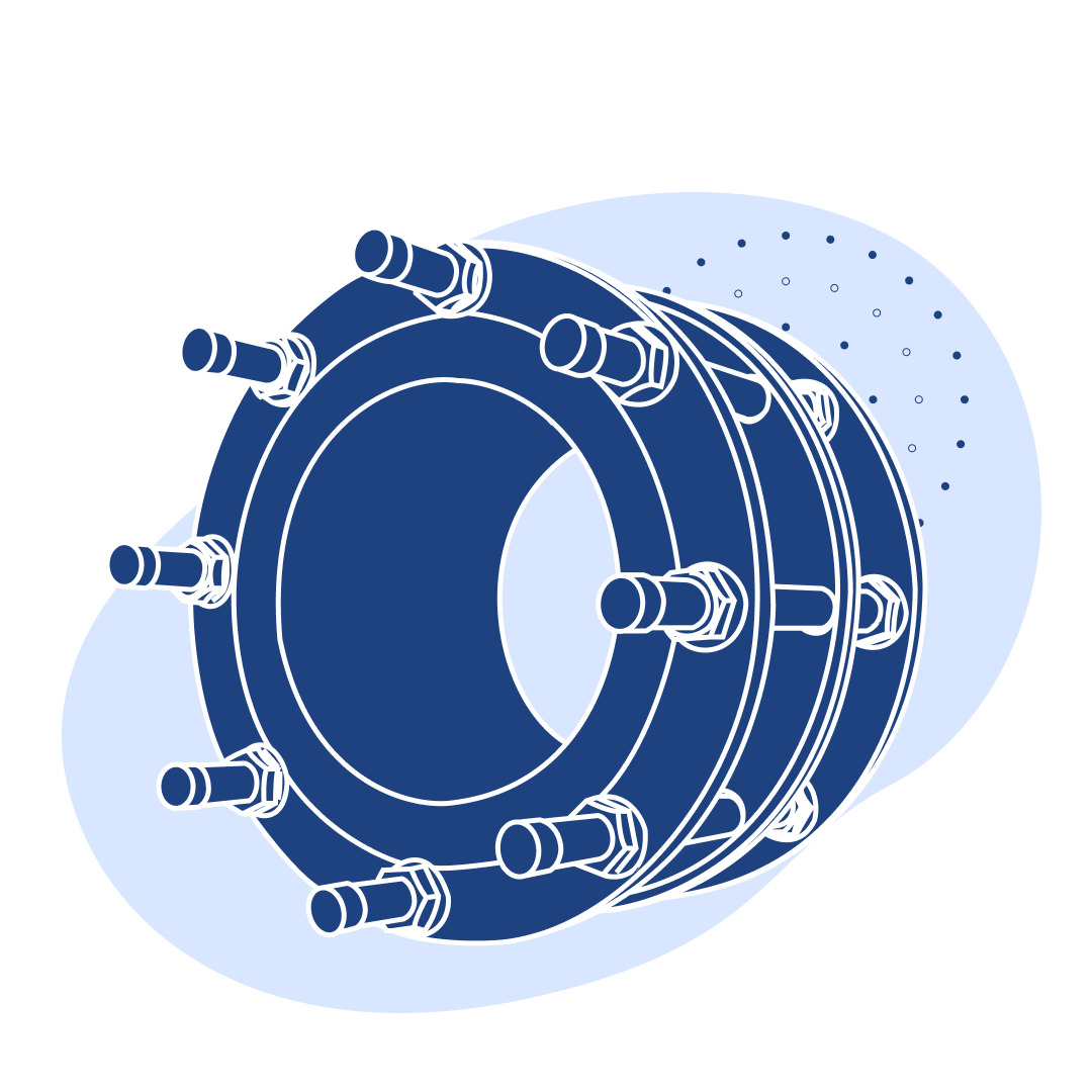Демонтажная вставка чугунная Ду 400 мм