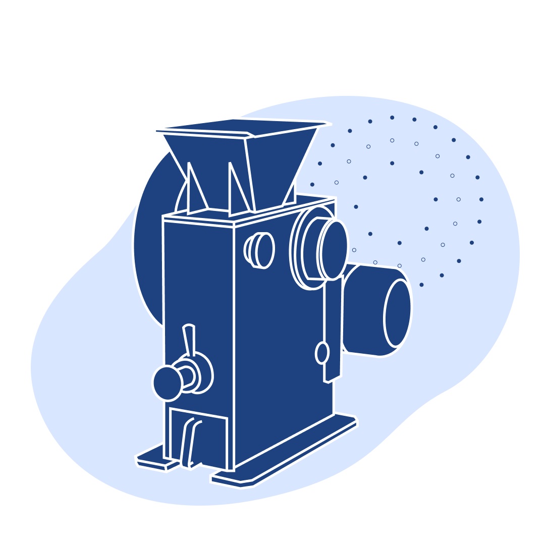 Дробилка щековая ЩД-6 640х340х600 мм 1.1 кВт 130 кг